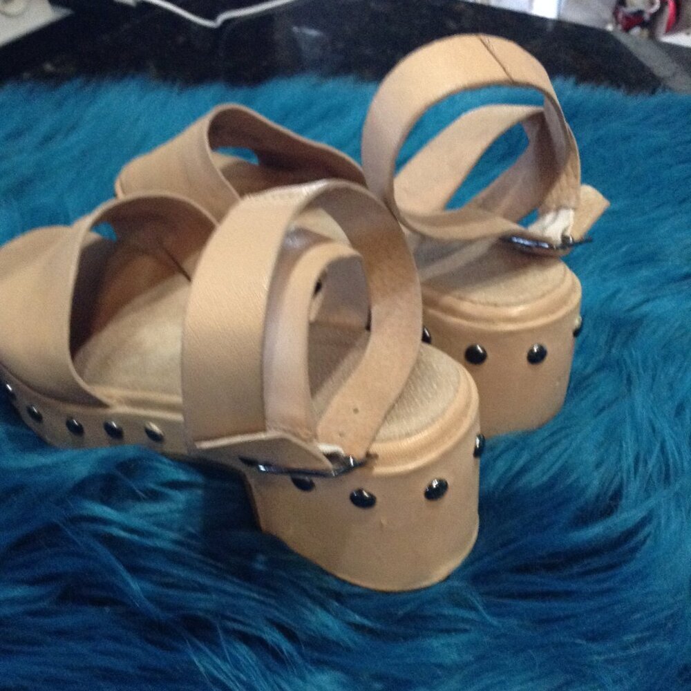 Seychelles (Anthropology) sandals "7.5" Trending Bohemian Y2k Retro Studded Chic - Picture 4 of 5